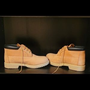 Timberland waterproof tan boots